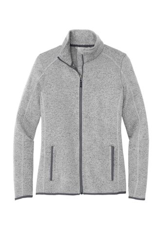 Port Authority Ladies Sweater Fleece Jacket. L232 image thumbnail