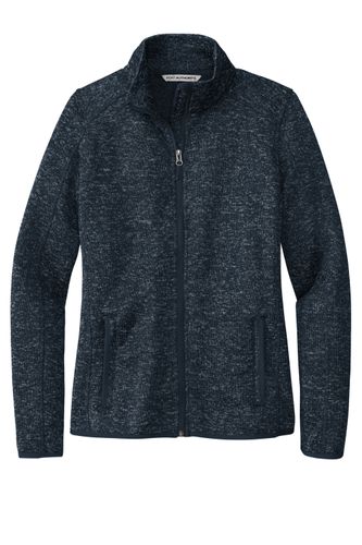 Port Authority Ladies Sweater Fleece Jacket. L232 image thumbnail
