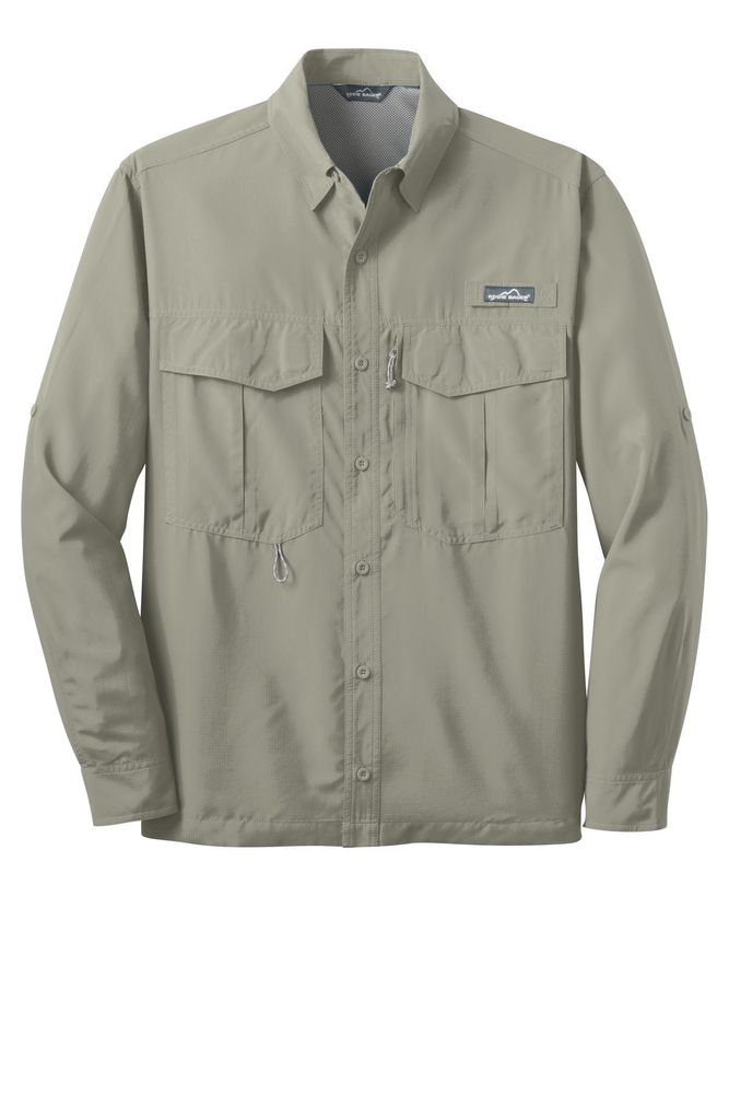 Eddie Bauer - Long Sleeve Performance Fishing Shirt. EB600 primary image