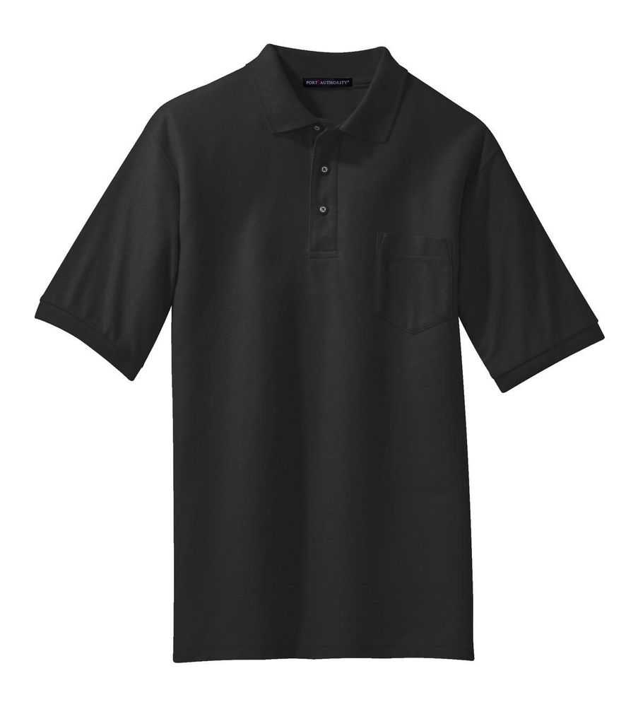 Port Authority Silk Touch Polo with Pocket. K500P primary image
