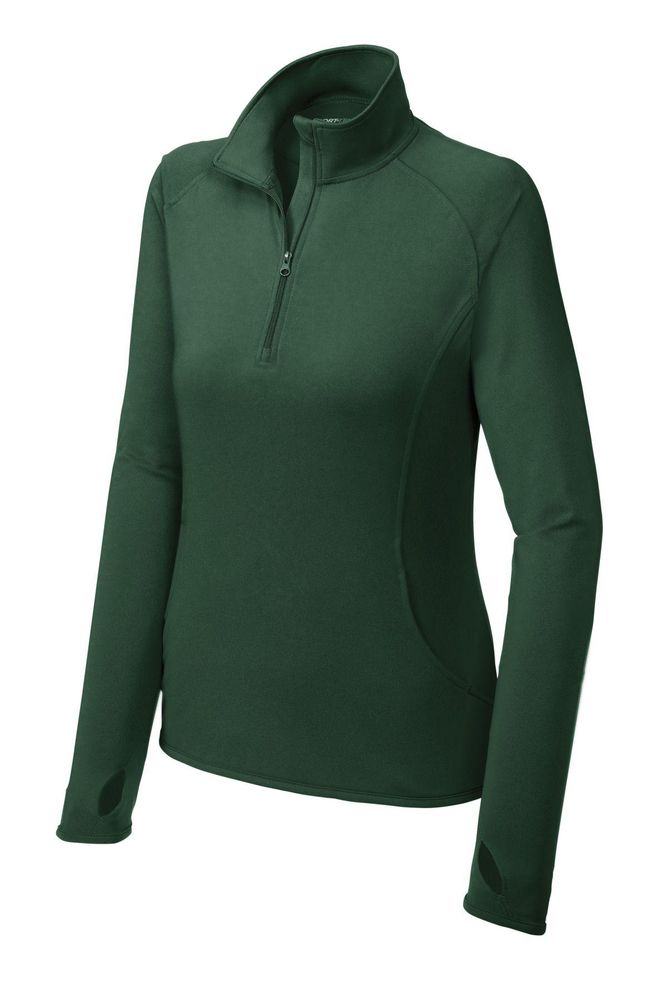 Sport-Tek Ladies Sport-Wick Stretch 1/4-Zip Pullover. LST850 primary image