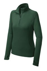 Image of Sport-Tek Ladies Sport-Wick Stretch 1/4-Zip Pullover. LST850