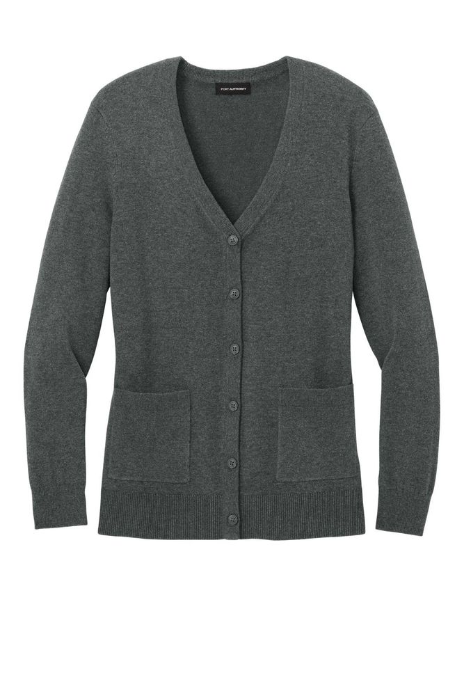 Port Authority Women's Easy Care Button-Up Cardigan Sweater LSW4150 (1) primary image