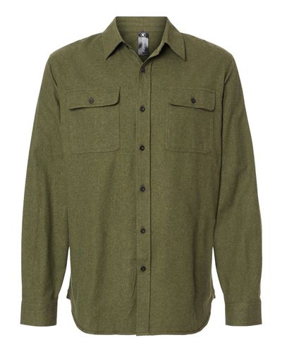 Solid Flannel Shirt - 8200 image thumbnail