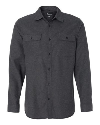 Solid Flannel Shirt - 8200 image thumbnail