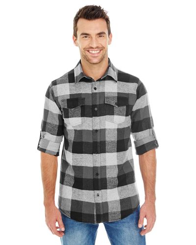 Men's Plaid Flannel Shirt image thumbnail