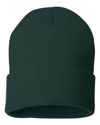 12" Solid Cuffed Beanie - SP12 image thumbnail