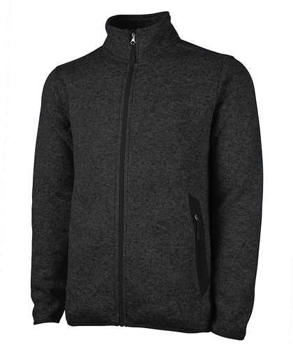Men's Heathered Fleece Jacket image thumbnail
