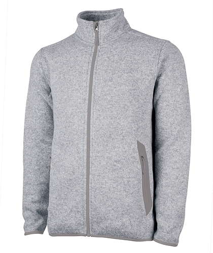 Men's Heathered Fleece Jacket image thumbnail