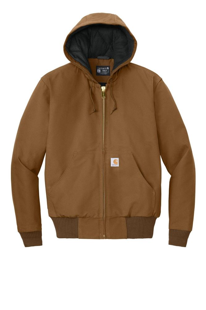 Carhartt Tall Quilted-Flannel-Lined Duck Active Jac. CTT106677 primary image