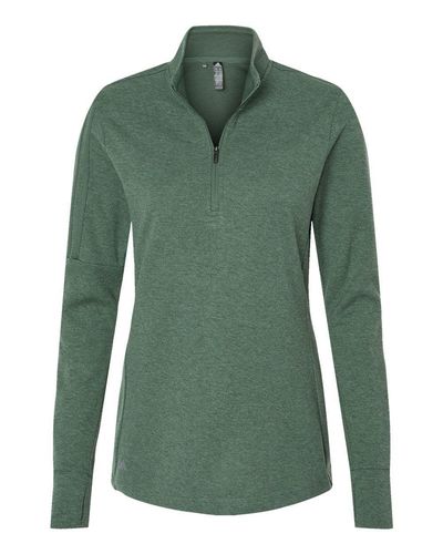 Women's 3-Stripes Quarter-Zip Sweater - A555 image thumbnail