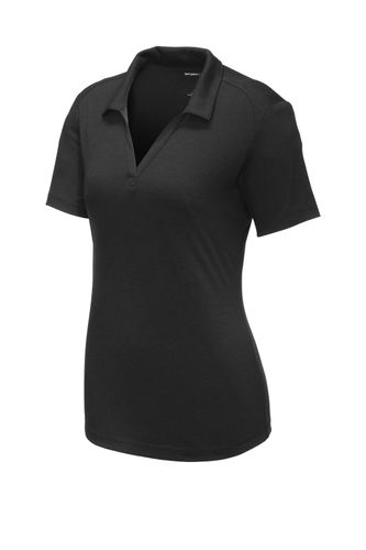 Sport-Tek Ladies PosiCharge Tri-Blend Wicking Polo. LST405 image thumbnail