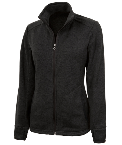Women's Heathered Fleece Jacket image thumbnail