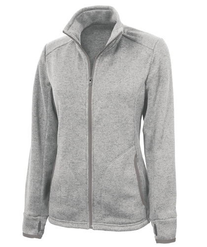 Women's Heathered Fleece Jacket image thumbnail