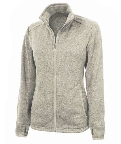 Women's Heathered Fleece Jacket image thumbnail