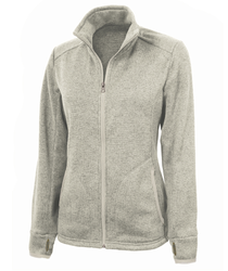 Image of Women's Heathered Fleece Jacket