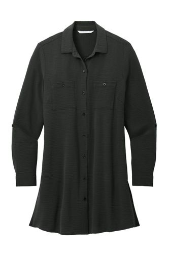Port Authority Ladies Textured Crepe Long Tunic LW715 image thumbnail