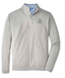 Image of Peter Millar Men's Perth Performance Melange Quarter-Zip