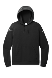 Image of Nike Women's Club Fleece Sleeve Swoosh Pullover Hoodie