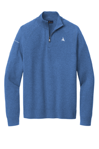 Brooks Brothers Cotton Stretch 1/4-Zip Sweater image thumbnail