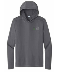 Image of Three Notch Group Sport-Tek Posi-UV Pro Long Sleeve Hoodie - 2.52"w x 1"h - Full Logo