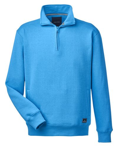 Nautica Men's Anchor Quarter-Zip Pullover  image thumbnail