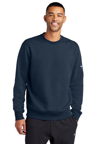 Nike UNISEX Club Fleece Sleeve Swoosh Crew Sweatshirt image thumbnail