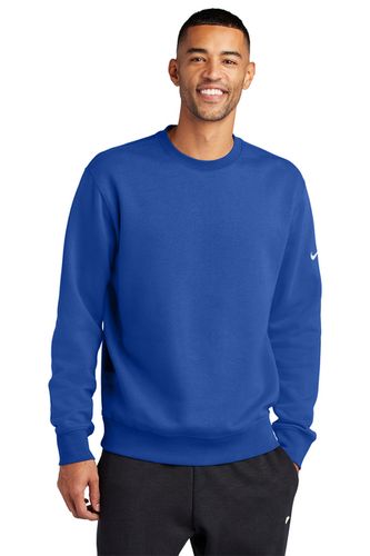 Nike UNISEX Club Fleece Sleeve Swoosh Crew Sweatshirt image thumbnail