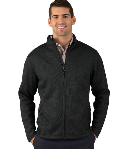 Charles River Men's Heritage Rib Knit Jacket  image thumbnail