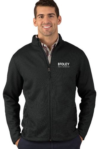 Charles River Men's Heritage Rib Knit Jacket  image thumbnail