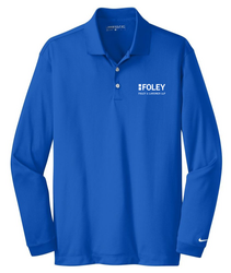 Image of Nike Long Sleeve Dri-FIT Stretch Tech Polo 