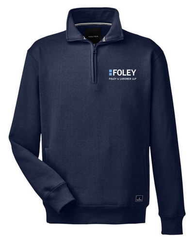 Nautica Men's Anchor Quarter-Zip Pullover  image thumbnail