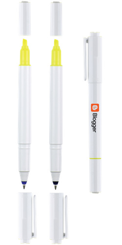 uni-ball® Combi White Highlighter Pen image thumbnail