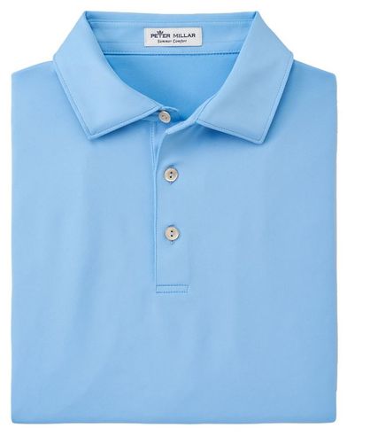 Peter Millar Men's Solid Performance Polo - Self Collar image thumbnail