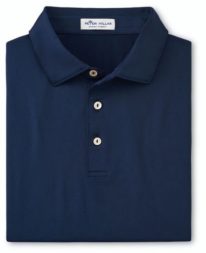 Peter Millar Men's Solid Performance Polo - Self Collar image thumbnail