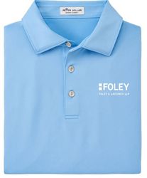 Image of Peter Millar Men's Solid Performance Polo - Self Collar