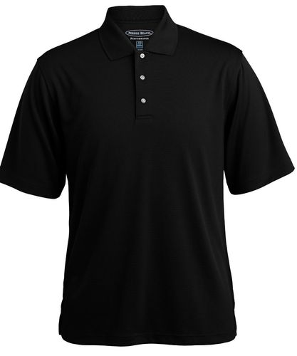Pebble Beach Men's Horizontal Texture Polo image thumbnail