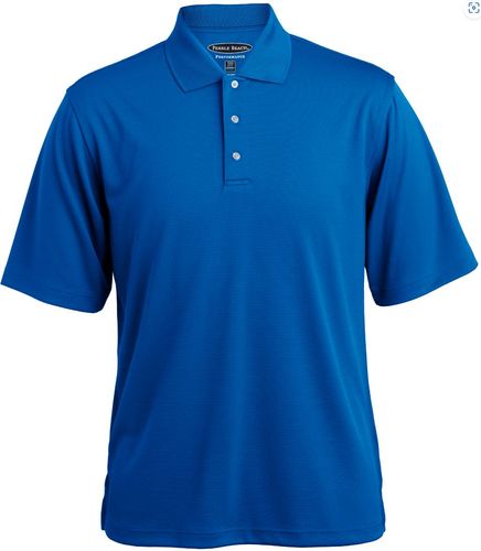 Pebble Beach Men's Horizontal Texture Polo image thumbnail