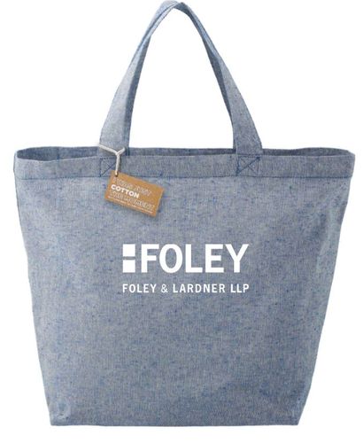 Recycled 5oz Cotton Twill Grocery Tote image thumbnail