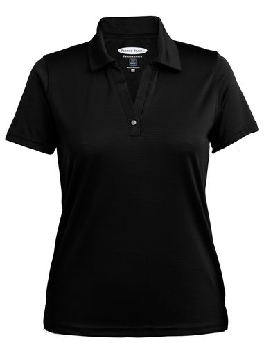Pebble Beach Women's Horizontal Texture Polo image thumbnail