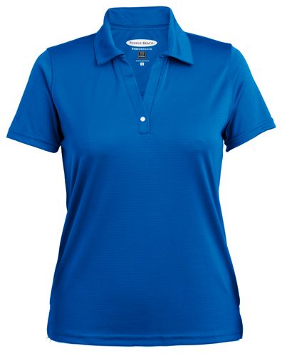 Pebble Beach Women's Horizontal Texture Polo image thumbnail
