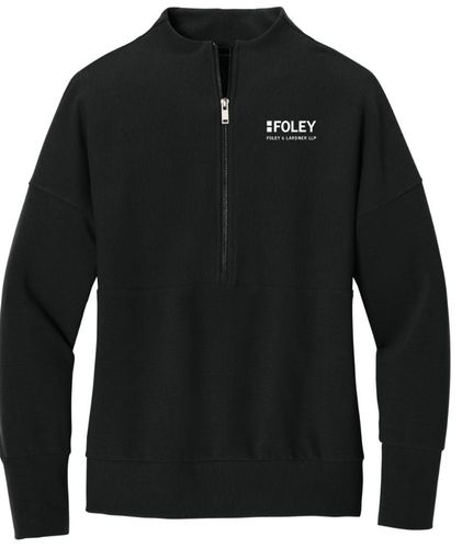 Mercer+Mettle® Women’s Linear Texture 1/4-Zip image thumbnail