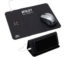 Image of Acadia RPET Mouse Pad with 15W Wireless Charger