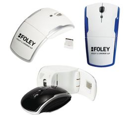 Image of Folding Full Size Wireless Mouse