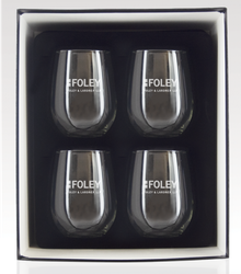 Image of 17oz Stemless Wine Glass Set of 4  