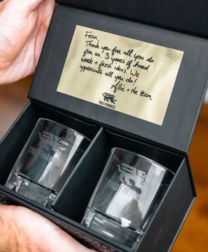 Branded Aviara Whiskey Glasses - Box Set   image thumbnail