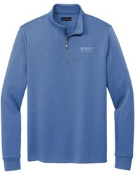 Image of Brooks Brothers Double-Knit 1/4-Zip 