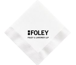 Image of 3-Ply White Dinner Napkin - 1/4 Fold