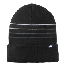 Image of TravisMathew Striped Cuffed Beanie TM1MY393