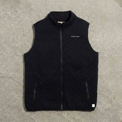 Image of Marine Layer Corbet Full Zip Vest – Men’s Black